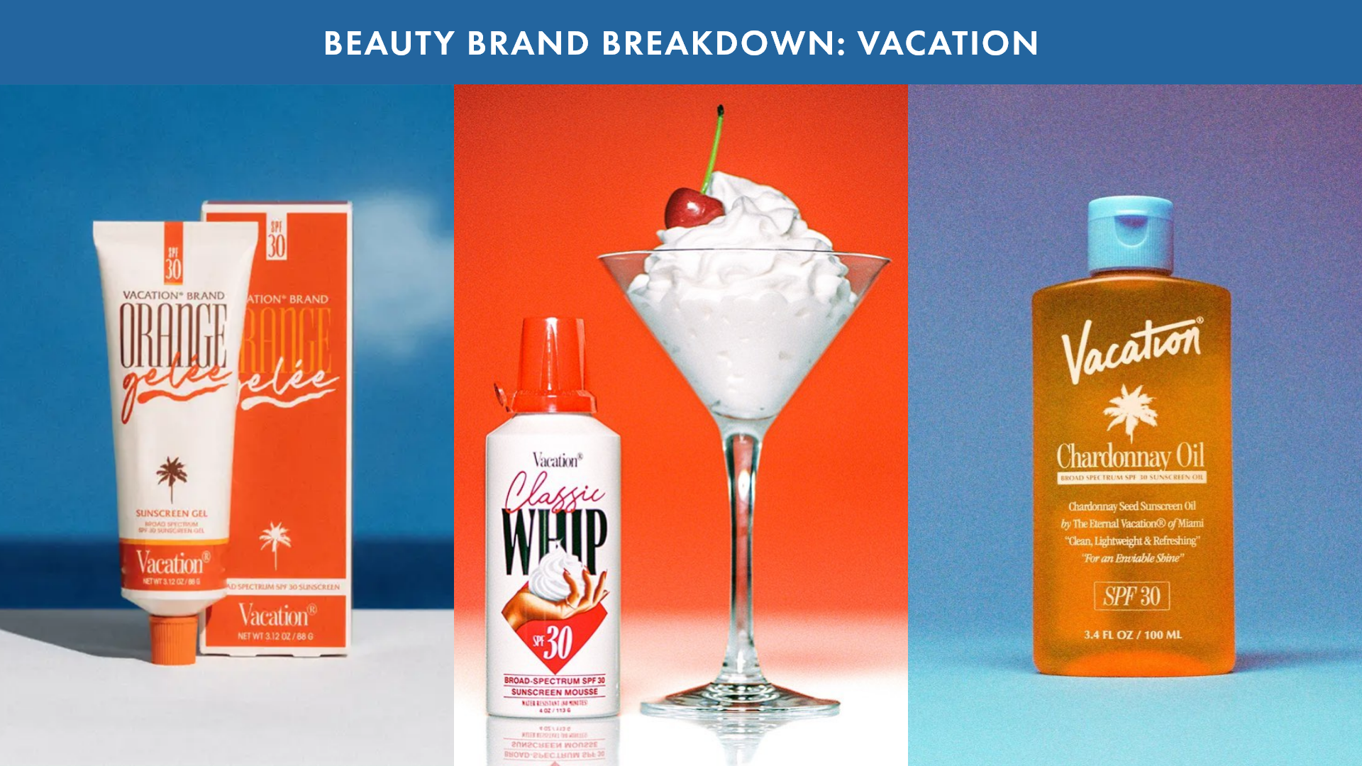 Vacation의 Orange Gelée, Classic Whip, Chardonnay Oil을 모은 이미지 — 사용자 제공
